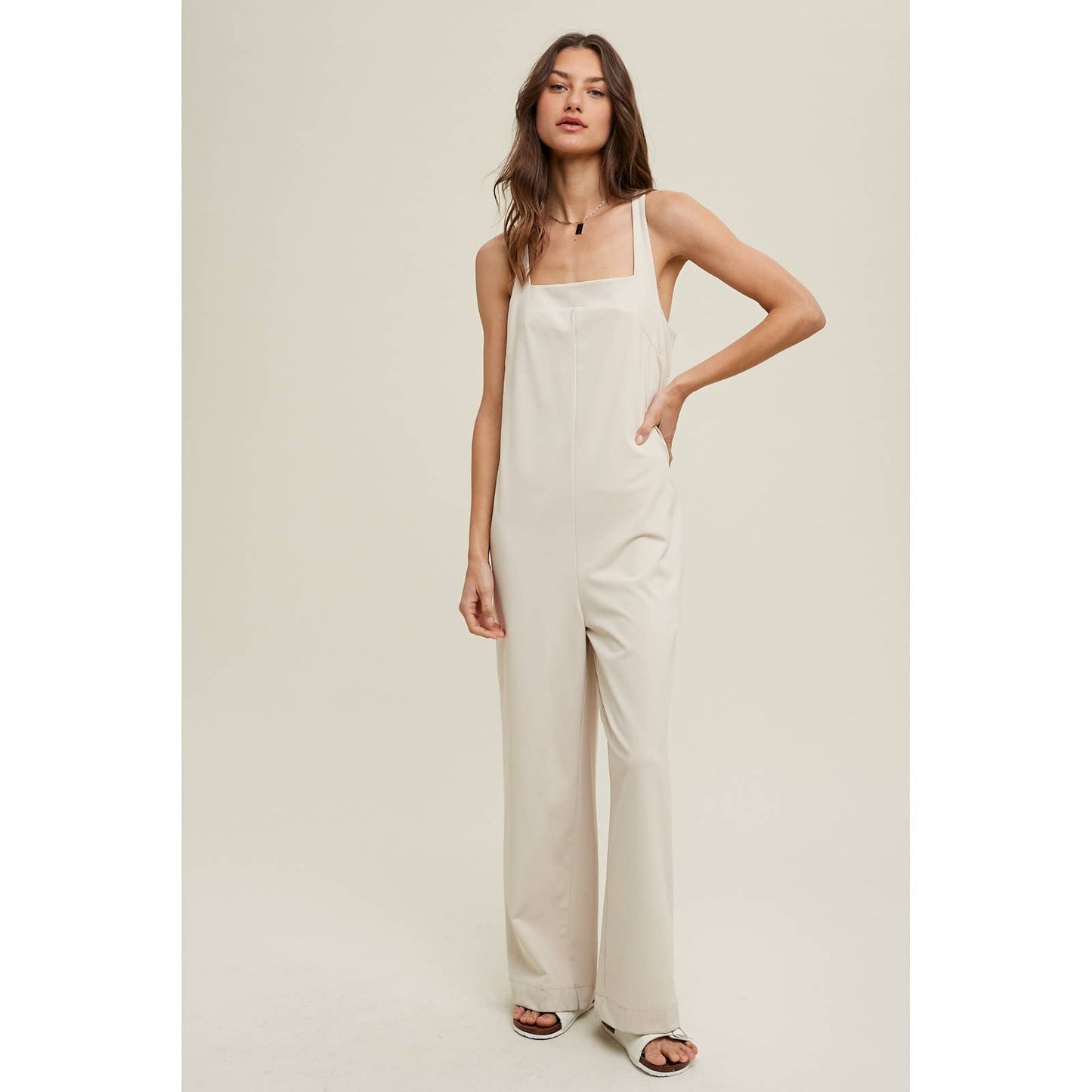 SCUBA SQUARE NECK JUMPSUIT