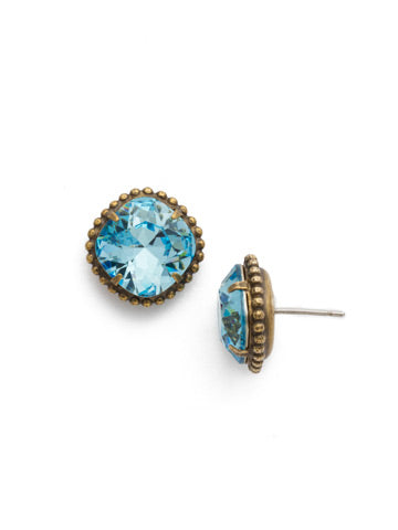 Sorrelli Cushion Cut Solitaire Stud Earring
