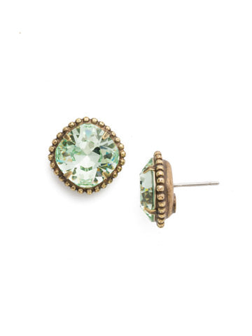 Sorrelli Cushion Cut Solitaire Stud Earring