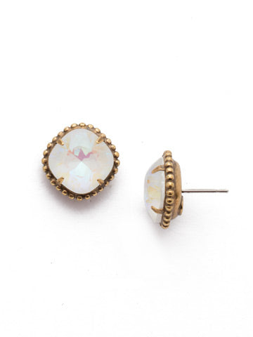 Sorrelli Cushion Cut Solitaire Stud Earring