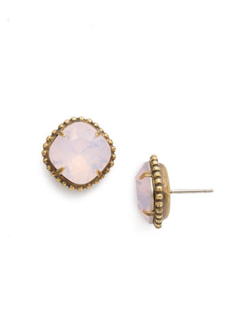 Sorrelli Cushion Cut Solitaire Stud Earring