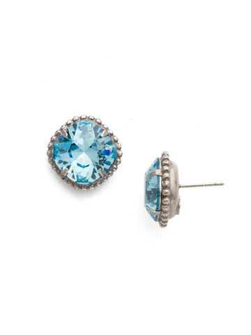 Sorrelli Cushion Cut Solitaire Stud Earring
