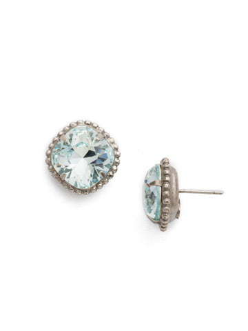 Sorrelli Cushion Cut Solitaire Stud Earring
