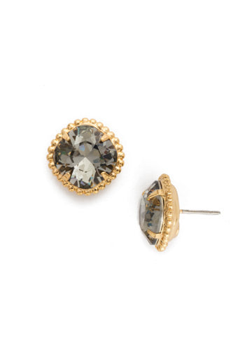 Sorrelli Cushion Cut Solitaire Stud Earring