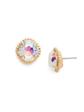 Sorrelli Cushion Cut Solitaire Stud Earring