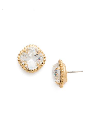 Sorrelli Cushion Cut Solitaire Stud Earring
