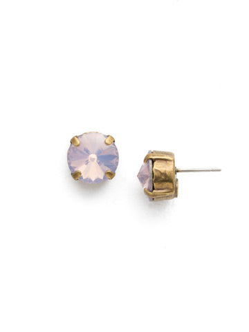 Sorrelli Round Crystal Stud Earring